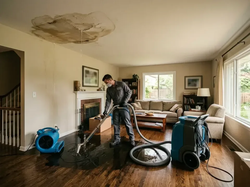 attic-pipe-burst-ceiling-drip-008 — frequently asked questions, Water Damage Restoration & Carpet Care in Mountain Iron, MN